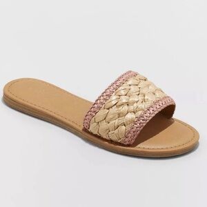 Universal Thread Rose Pink Dez Woven Sandals